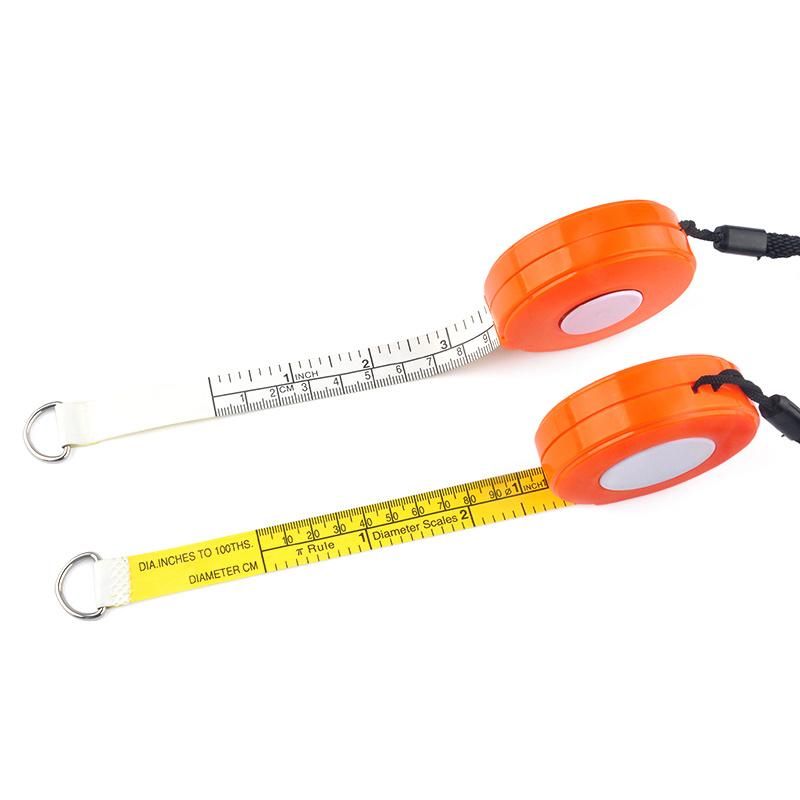 100inch Diameter Fiberglass Measuring Tape with Retractable Round Case Rt-239