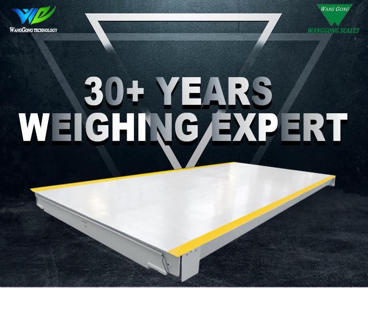 3X18m 100ton Digital Truck Weighbridge Use for Concrete Batching Plant