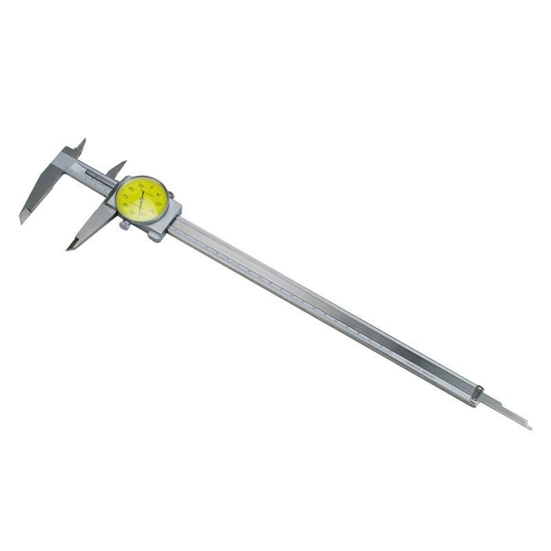 300mm Machine-Dro Dial Caliper with Metric Yellow Face