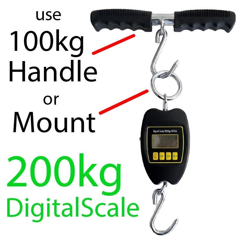 Big Capacity Durable Digital Hanging Scale 200kg