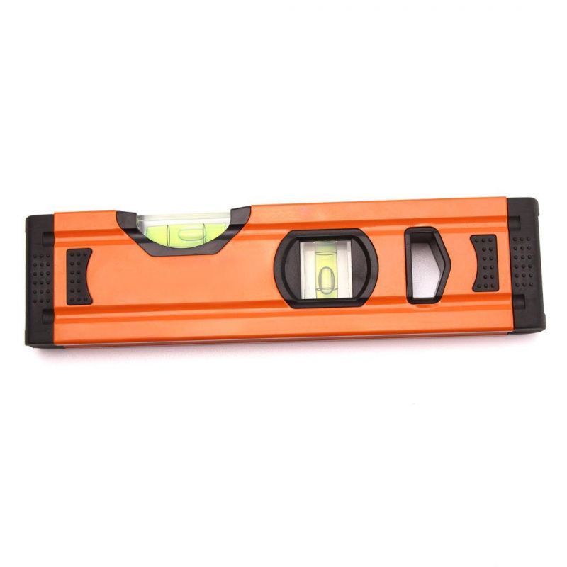 Two Vials Horizontal Vertical Spirit Levels with ABS+TPR Handle