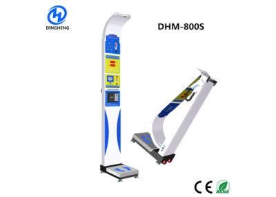 Dhm-800s Foldable BMI Ultrasonic Body Scale Balance Coin Operated