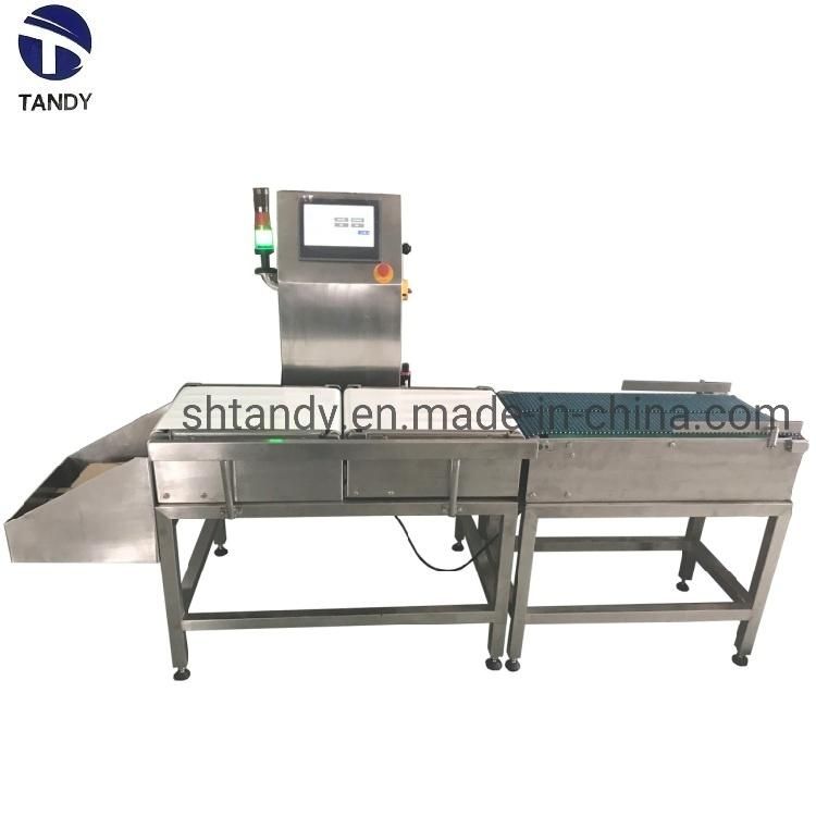 Food Packing Line Weighing Scale Check Weigher Machine
