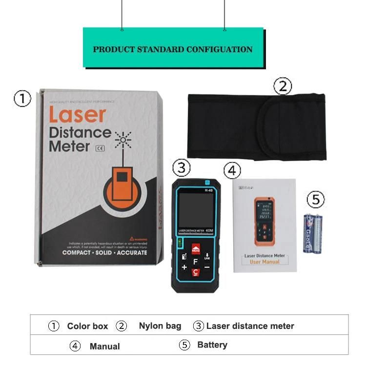 OEM 100m Hand Held Laser Meter Distance Measure