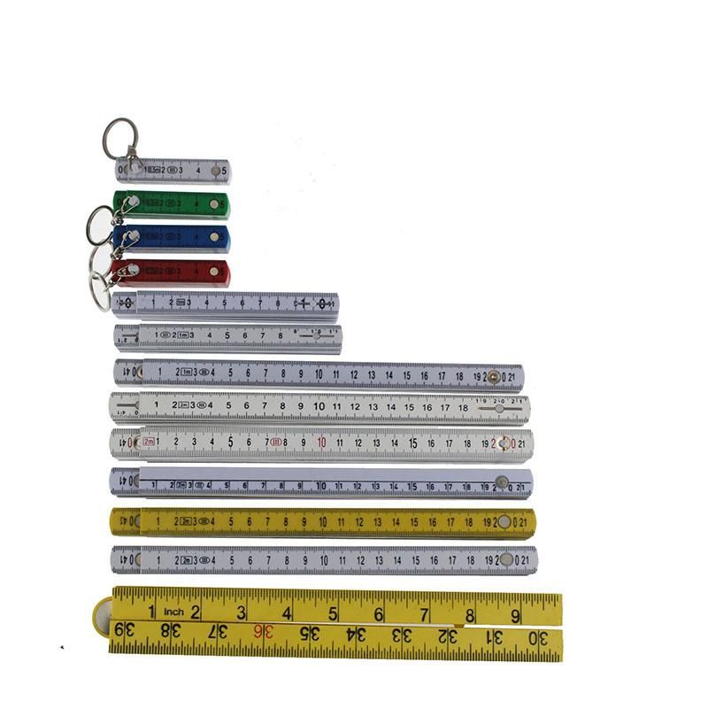 1m/10folds Mini Plastic Folding Ruler