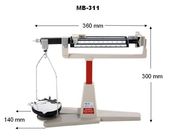 311g 0.01g Four Beams Mechanical Physical Scale MB311