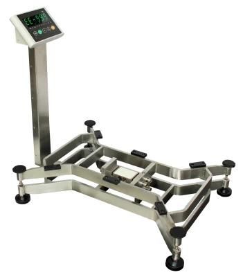 Tcs 100kg 150kg 300kg Digital Platform Weighing Scale with Checkered Steel Plate in China