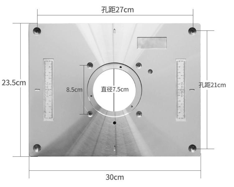 Cross-Border Spot, Flip Board Woodworking Trimming Machine Engraving Machine Flip Board Bakelite Milling Guide Table Flip Board Installation Table