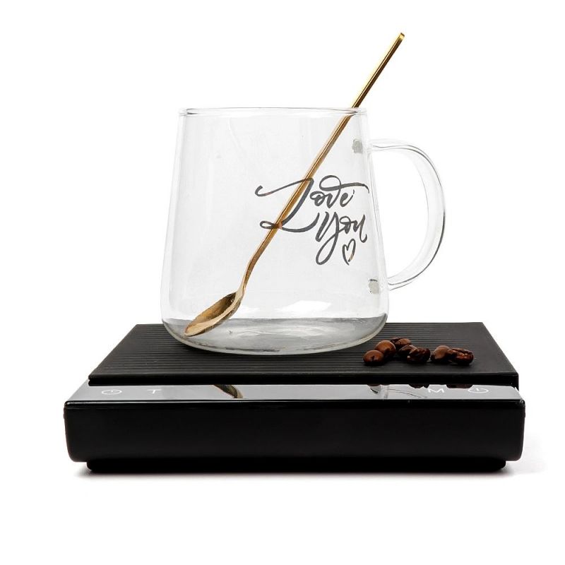 Rechargeable 3000g 0.1g Digital Coffee Scale with Electronic Timer Function