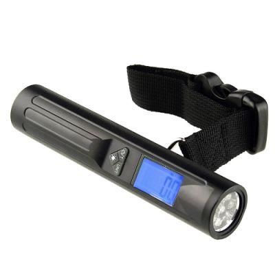 110lb Flashlight portable Digital Travel Weight Fishing Scale 50kg