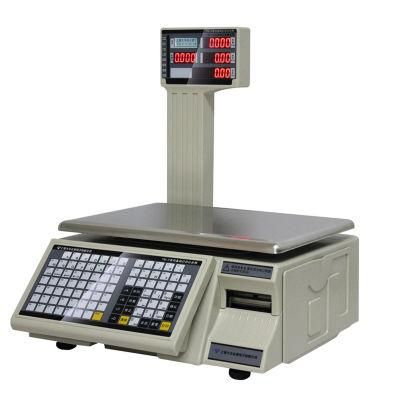 Supermarket Label Printer Scale Weighing Scale Barcode Printing Scales