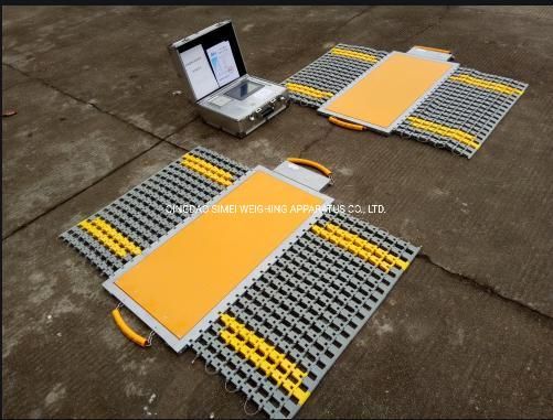 Electronic Portable 60t Truck Axle Load Scale for Weighing