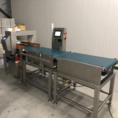 Combined Convey Belt Metal Detector Checkweigher for Food Industry