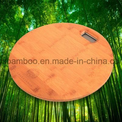 Wholesale Round Bamboo Human Body Digital Balance Scale