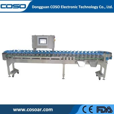 Online Automatic Weight Sorting Machine/Automatic Conveyor Weight Checker for Seafood/Fruit/Meat