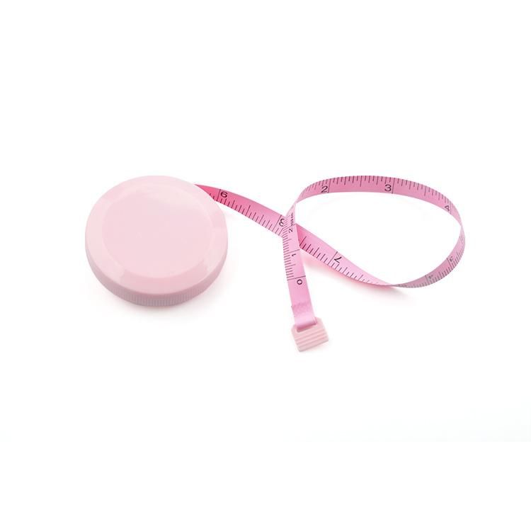 Premium Retractable Fabric and Cloth Tape Measure, Handy, Compact and Easy to Read (Pink)