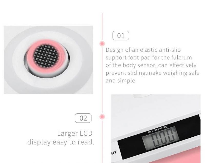 20kg New Pink Electronic Baby Scale