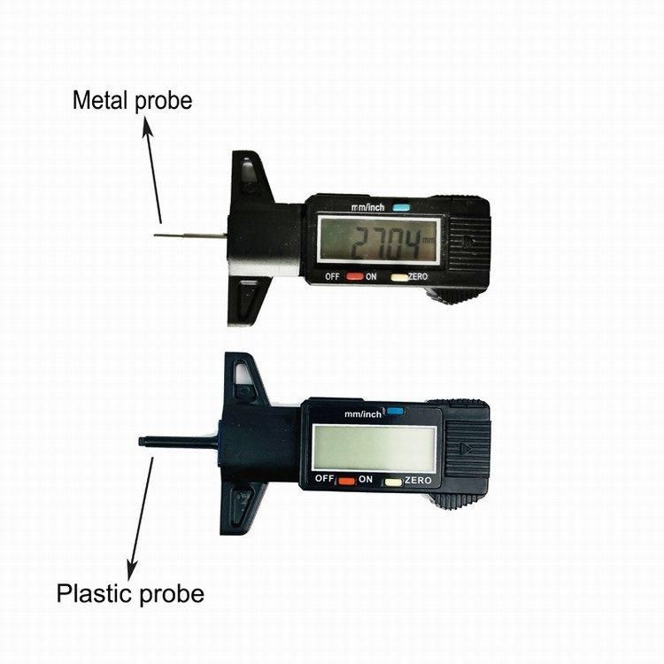 Plastic Probe Digital Car Tyre Tire Tread Depth Gauge