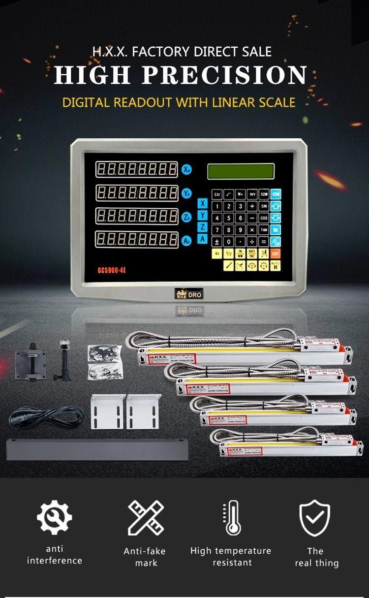 4 Axis Digital Readout for Milling Machine Instrument