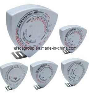 Triangle Shape Promotional Bmi Tape Measure (ASJ57)