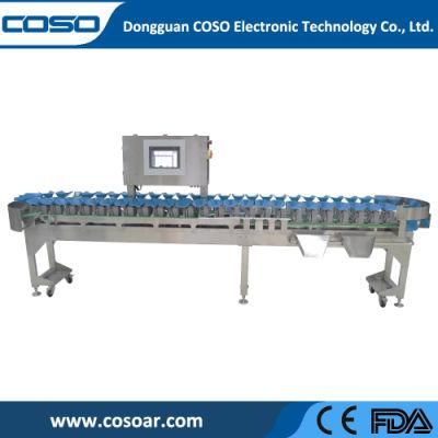 Automatic Check Weigher High Accuracy Fruit Fish Weight Sorting Machine