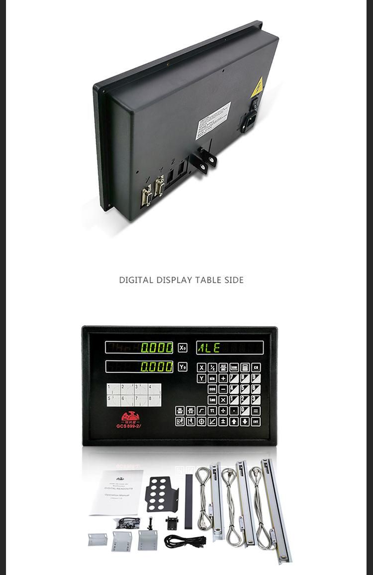 2 Axis 0.1um 5um 10um Dro Digital Readout with Linear Scale