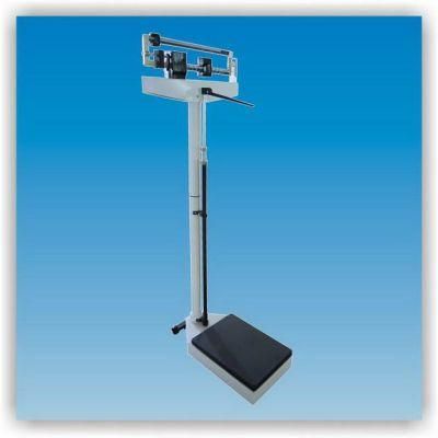 Medical Removable Double Ruler Body Scale, Medical Weighing and Height Scale