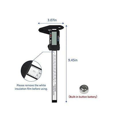 150mm 6inch Measuring Tape LCD Digital Electronic Carbon Fiber Digital Vernier Caliper