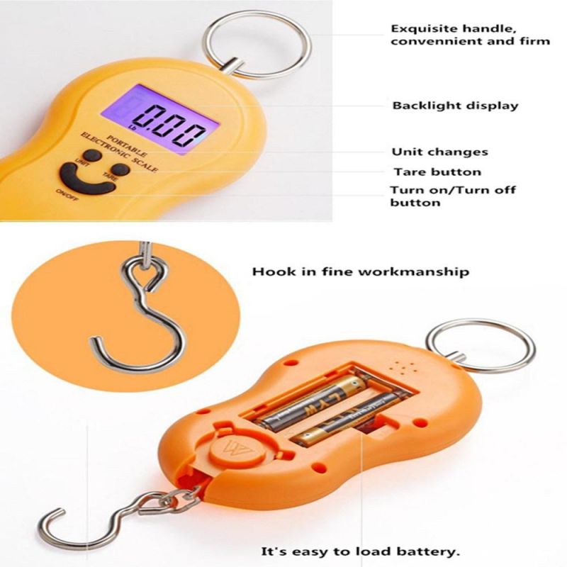 New Selling High Quality Electronic Scale 2*AAA Battery Luggage Weighing Scale