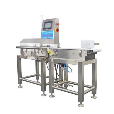 High Quality Conveyor Belt Checkweigher with Pusher Rejector