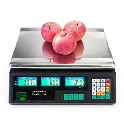 Manufacturer Weigh Scale High Precision Acs Series 40kg Price Computing Digital Electronic Scales