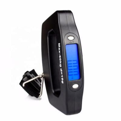 Electronic Digital Hanging Portable Luggage Fishing Scale 50kg 10g