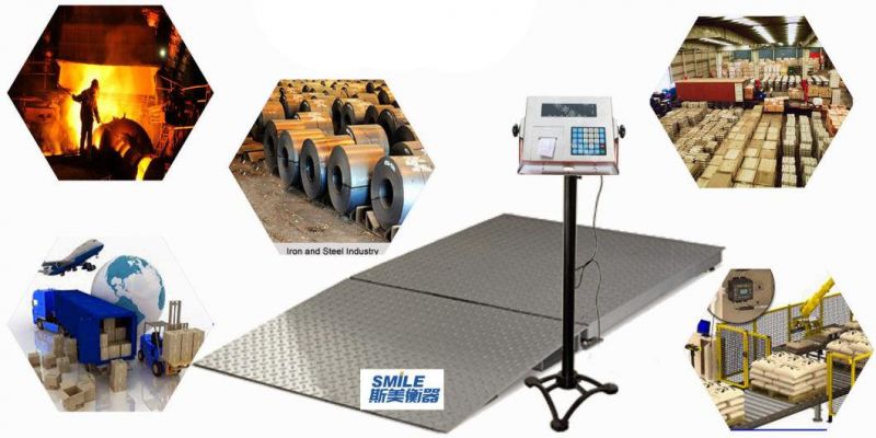1.2*1.2m 2000kg Industrial Digital Platform Floor Weighing Scale