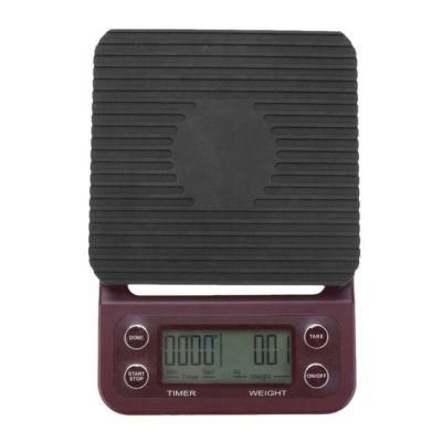 3kg Digital Kitchen Weighing Coffee Scale with Timer