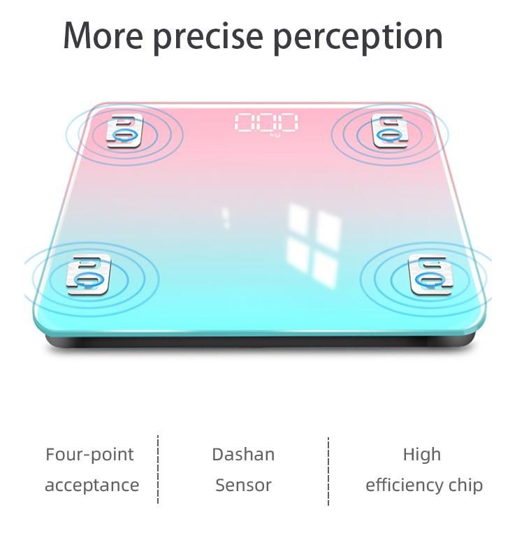 Smart Digital Colourful Bathroom Scale