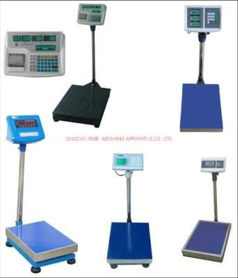 Electronic 150kg Digital Platform Weighing Scale with Checkered Steel Plate