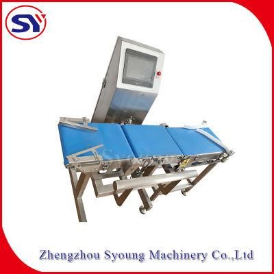 High Speed Checkweigher with Metal Detector for Seafood Detecting