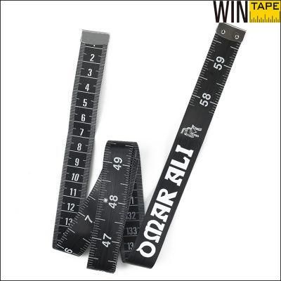 Black PVC Fiberglass Measuring Tape Printed with Your Logo