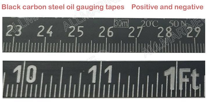 Stainless Steel Oil Dipping Sounding Measuring Tape Oil Tank Measure Tape