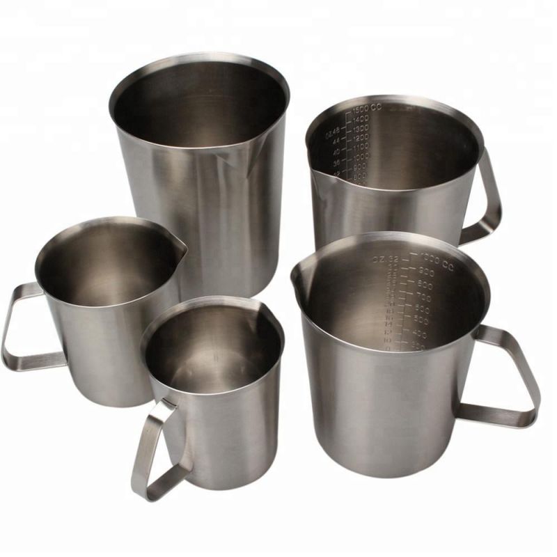 Stainless Steel Milk Water Measuring Mug Jug