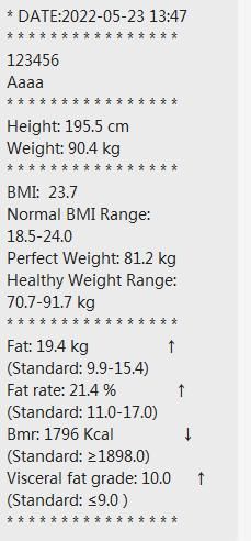500kg Weighing Body Scale Body Composition Analyzer