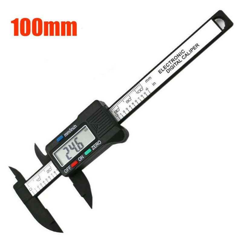 6 Inch Electronic Vernier Caliper Alloy Woodworking Drilling Micrometer Digital Ruler Measuring