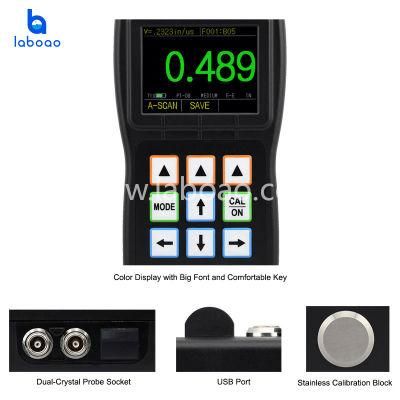 Ultrasonic Flaw Detector with a Detection Range of 0.65-508 mm