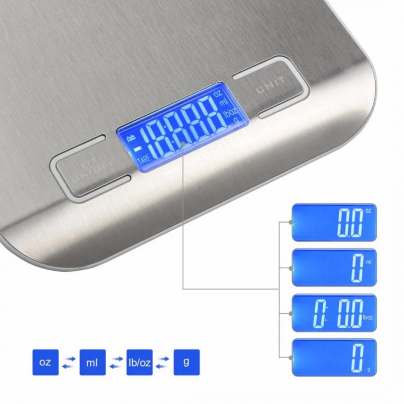 Waterproof Digital Multifunction Electric Kitchen Scale