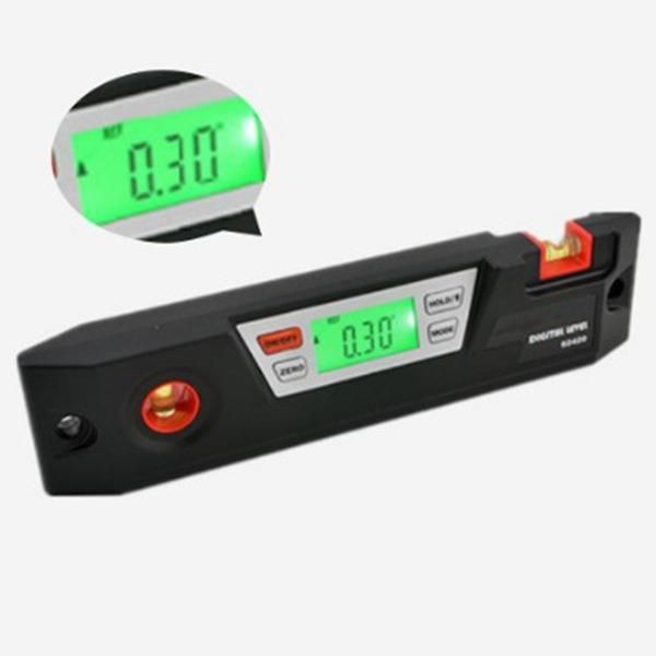 Electronic Digital Display Inclinometer Spirit Level Angle Meter Slope Meter Angle Gauge Torpedo Level