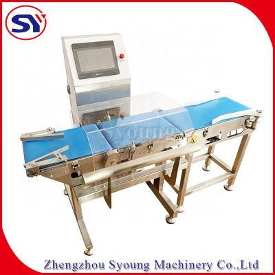 Nuts Fruit Packages Weight Checker Machine Belt-Conveyor Weigher with Germany Sensor