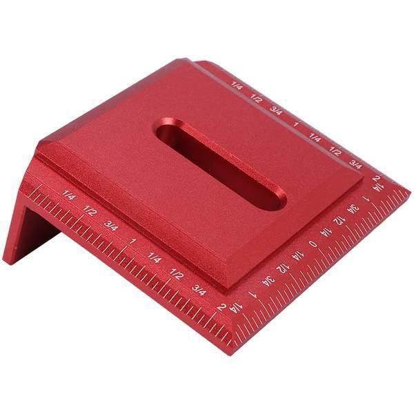 45 Degree 90 Degree Right Angle Marking Ruler, Marking Device, Woodworking Marking Ruler, Woodworking Measuring Tool, Angle Ruler I305427