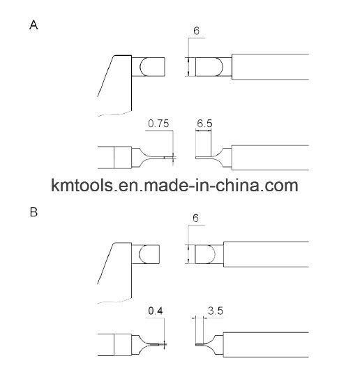 0-25mm Blade Micrometers with Graduation 0.01mm