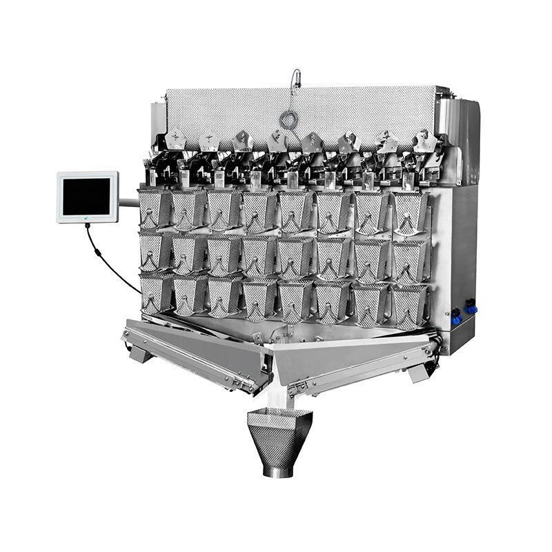 Three Layer Hopper Screw Feeding Weigher for Small Fish