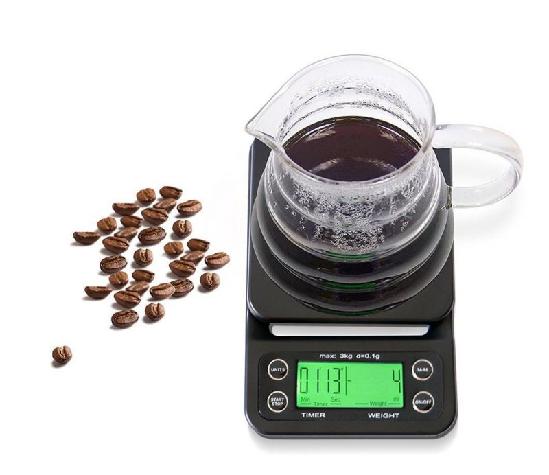 Multifunction New Timer Function Electronic Coffee Scale Foldable Kitchen Scale